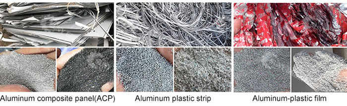 Various aluminum-plastic materials