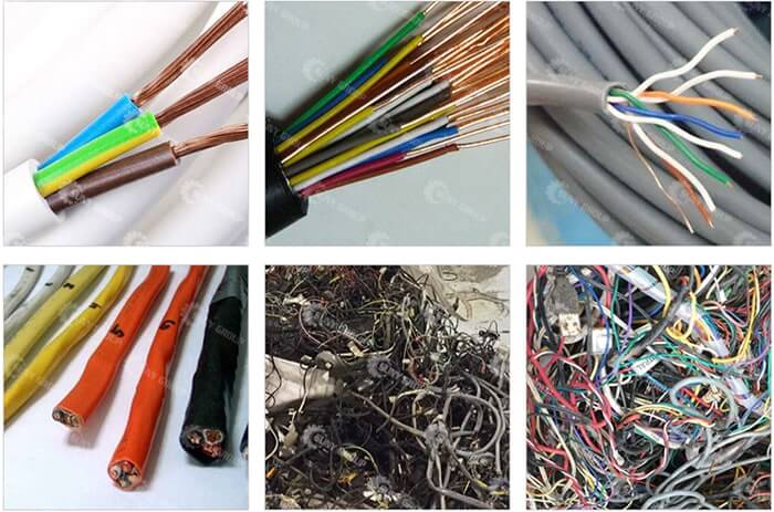 waste cable wires